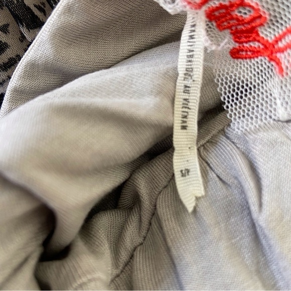 Free People dress bohemian strapless nude beige black bohemian neutral tone smal - Picture 7 of 16